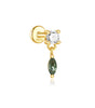 Water Grass Agate Ear Piercing Stud – Darcey