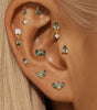 Water Grass Agate Ear Piercing Stud – Darcey