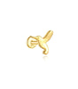 Waterproof Animal Design Ear Piercing Stud with Cubic Zirconia - Karina