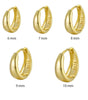 Classic Chunky Hoop Earrings in Multiple Sizes – Margaret