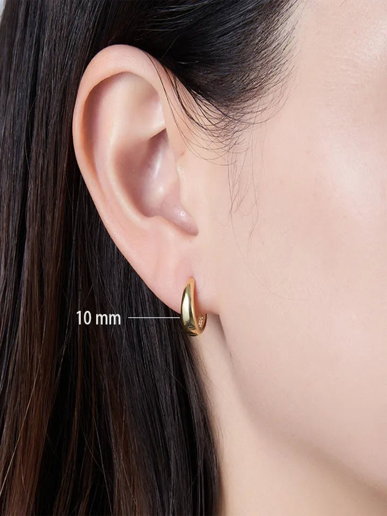 Classic Chunky Hoop Earrings in Multiple Sizes – Margaret