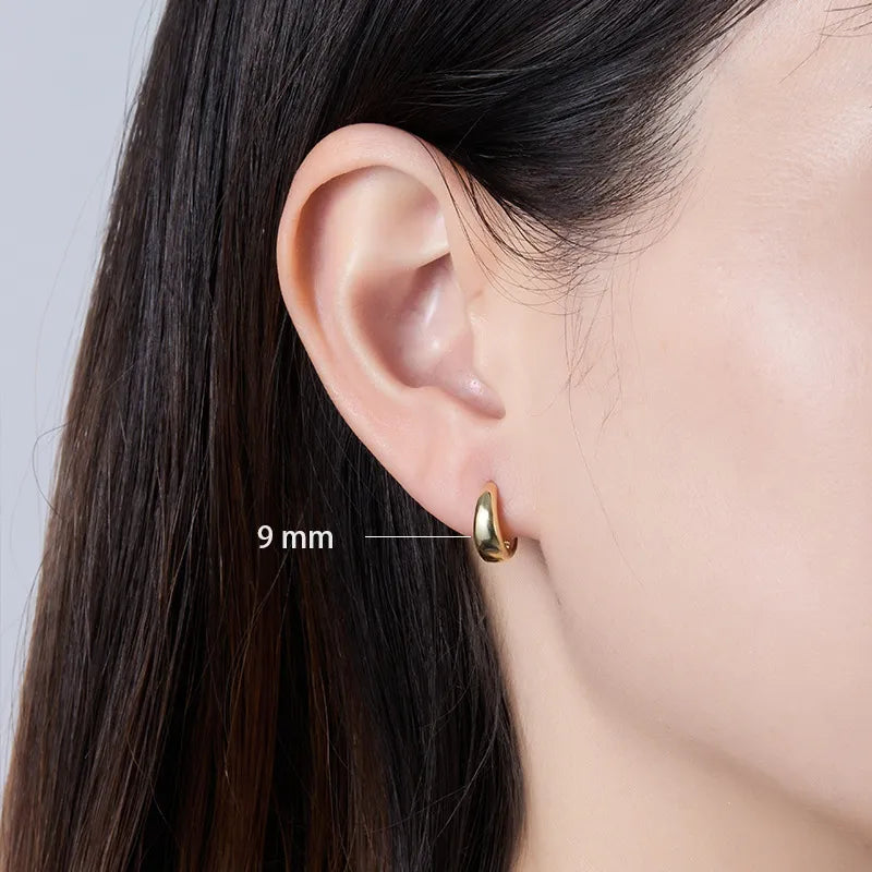 Classic Chunky Hoop Earrings in Multiple Sizes – Margaret