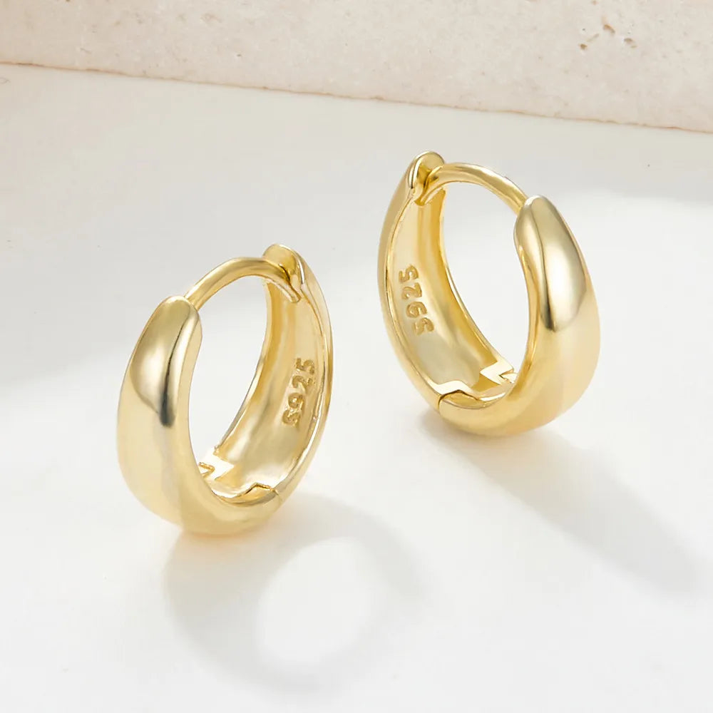 Classic Chunky Hoop Earrings in Multiple Sizes – Margaret