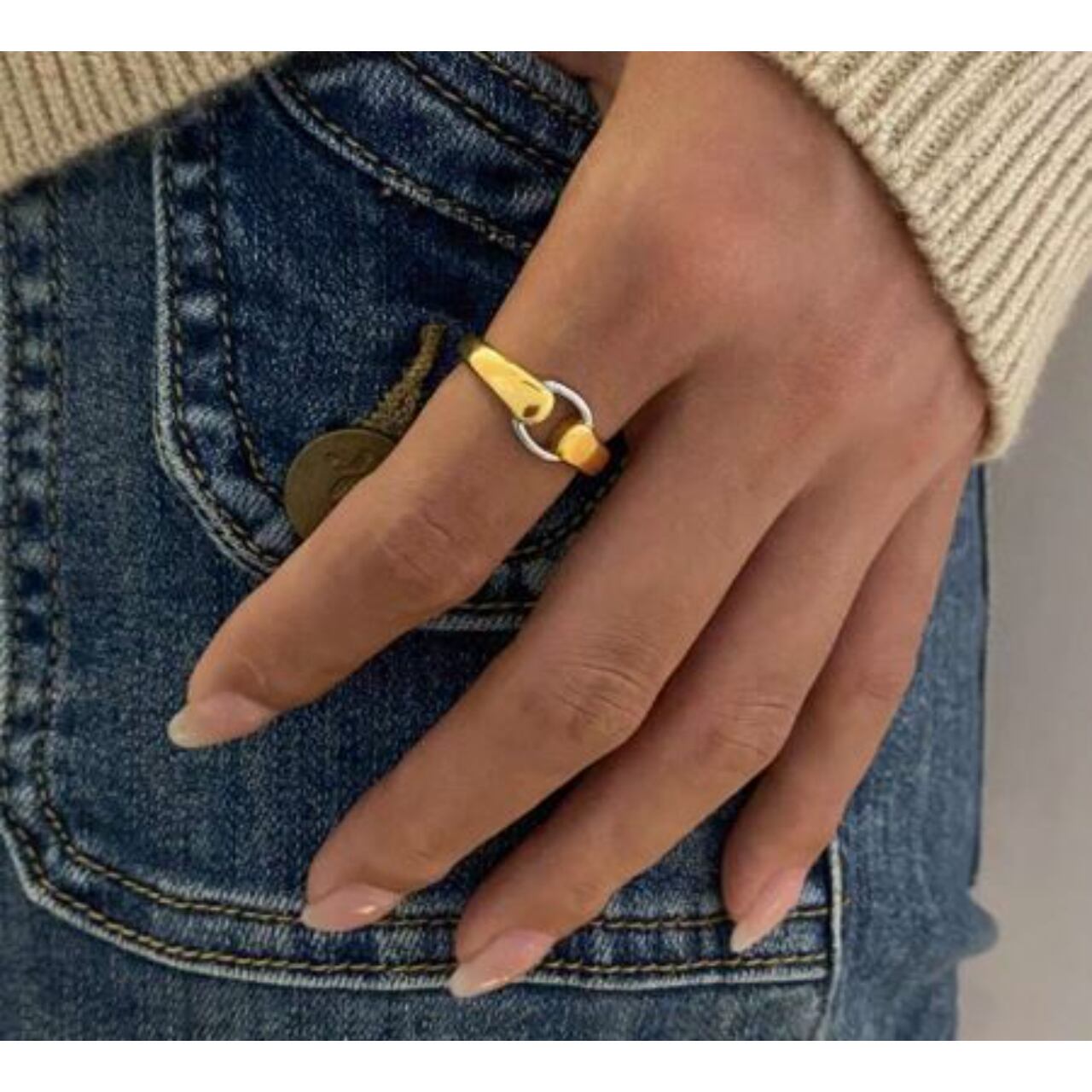 Colorful Splicing Circle Ring - Priscilla