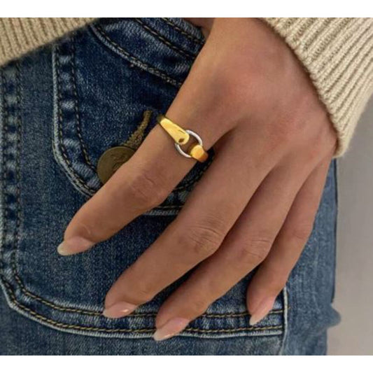 Colorful Splicing Circle Ring - Priscilla