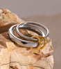 Double Layer Gold Ring for Everyday Wear – Charity