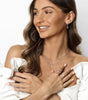 Elegant Adjustable Length Cross Necklace with Cubic Zirconia – Knody