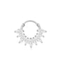 Elegant Flower Earrings with Cubic Zirconia - Harper