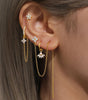 Elegant Flower Earrings with Cubic Zirconia – Georgia