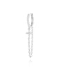 Elegant Flower Earrings with Cubic Zirconia – Georgia