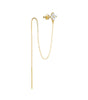 Elegant Flower Earrings with Cubic Zirconia – Georgia