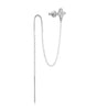 Elegant Flower Earrings with Cubic Zirconia – Georgia