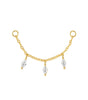 Elegant Ice Crystal Pendant Earrings with Cubic Zirconia – Denise