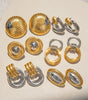 Elegant 925 Sterling Silver and 18K Gold Plated Old Money Style Earrings – Ardalle