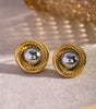 Elegant 925 Sterling Silver and 18K Gold Plated Old Money Style Earrings – Ardalle