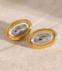Elegant 925 Sterling Silver and 18K Gold Plated Old Money Style Earrings – Ardalle