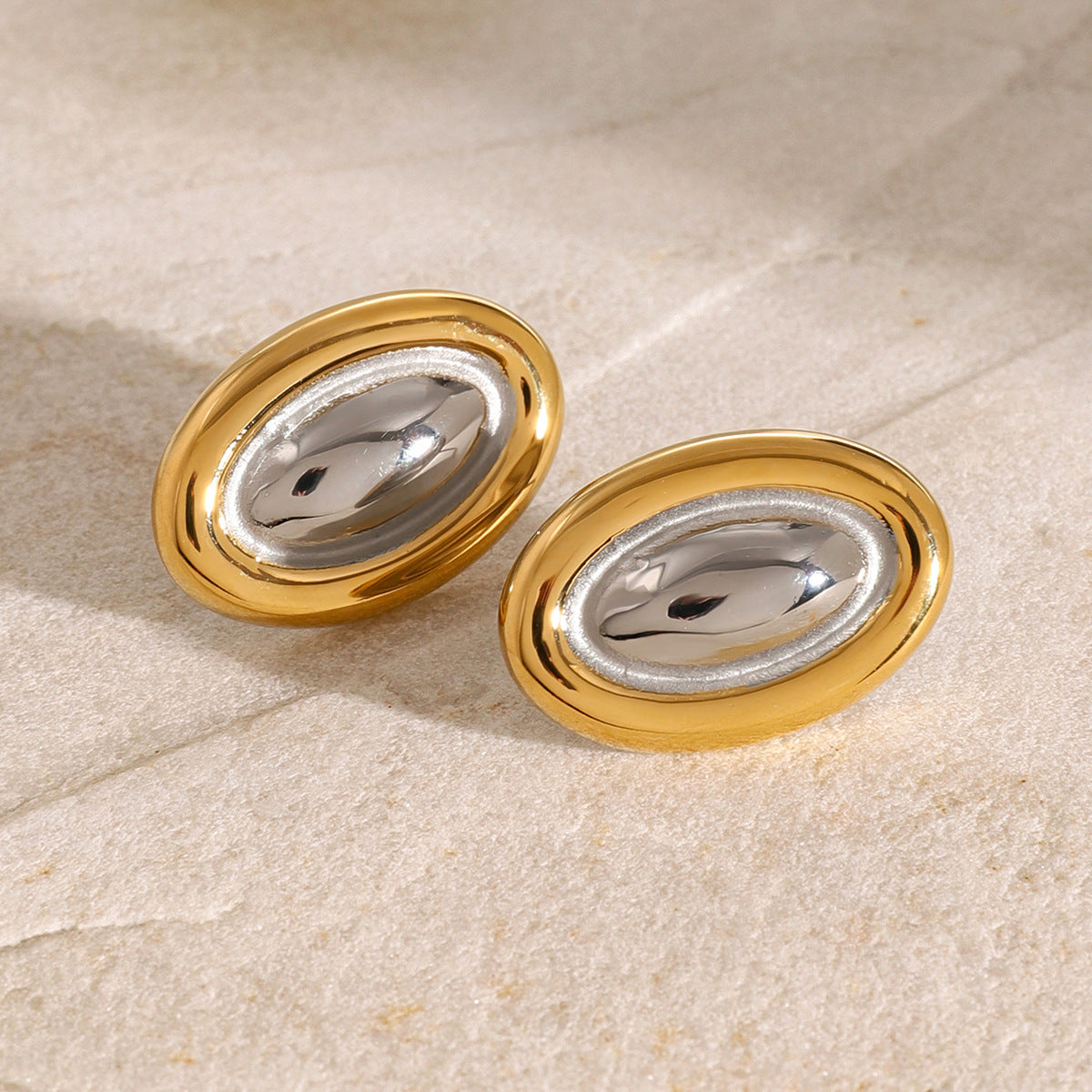 Elegant 925 Sterling Silver and 18K Gold Plated Old Money Style Earrings – Ardalle