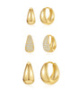 Elegant Classic Drop Earrings with Cubic Zirconia – Ellen