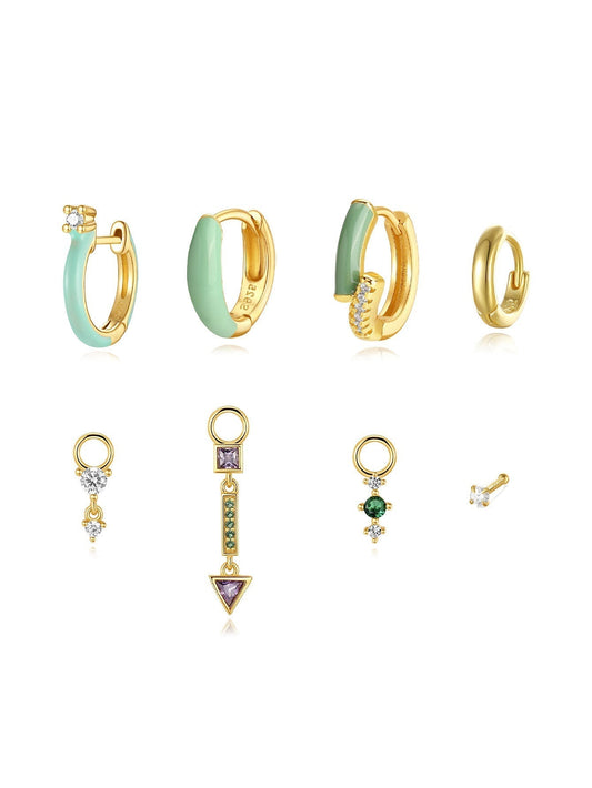 Elegant  Earring Set with 18K Gold Plating – Wynefreed