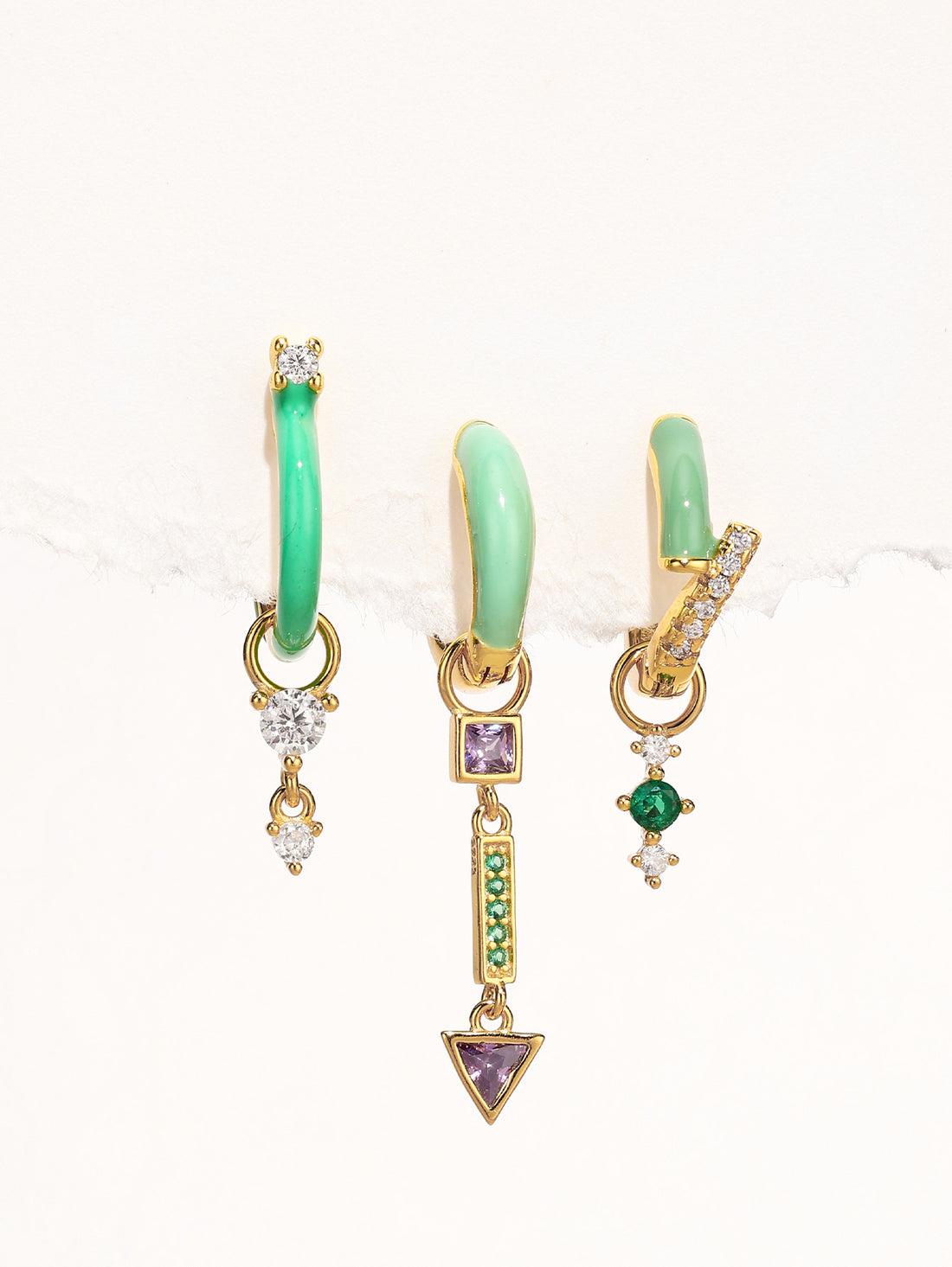 Elegant  Earring Set with 18K Gold Plating – Wynefreed
