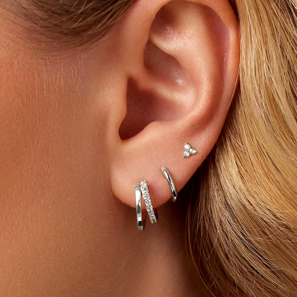 Elegant Earrings Set with Cubic Zirconia – Unice