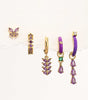 Elegant Violet Earring Set -  Pattesley