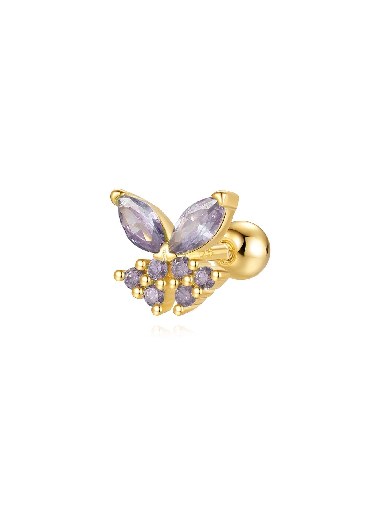 Elegant Violet Earring Set -  Pattesley