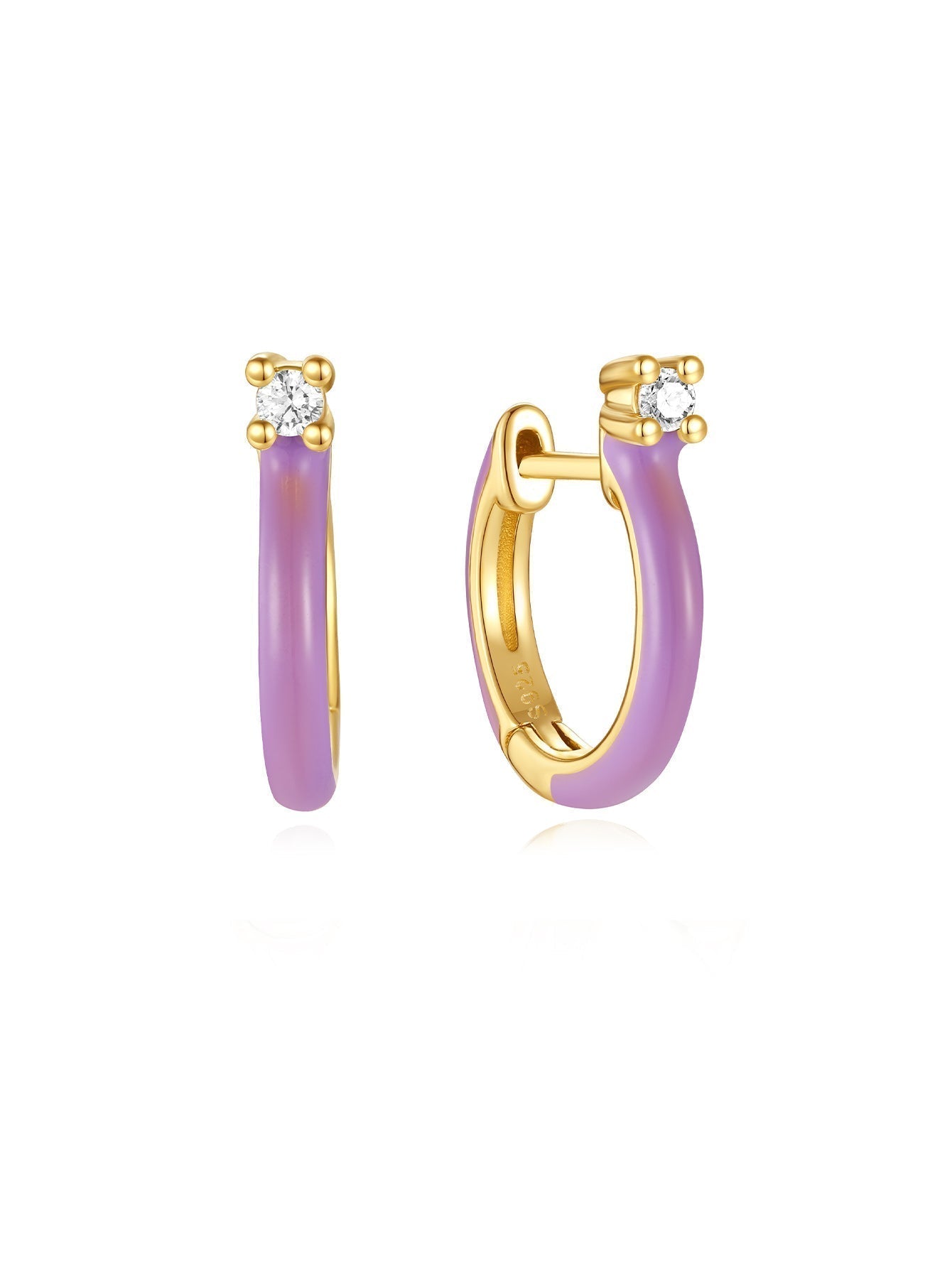 Elegant Violet Earring Set -  Pattesley