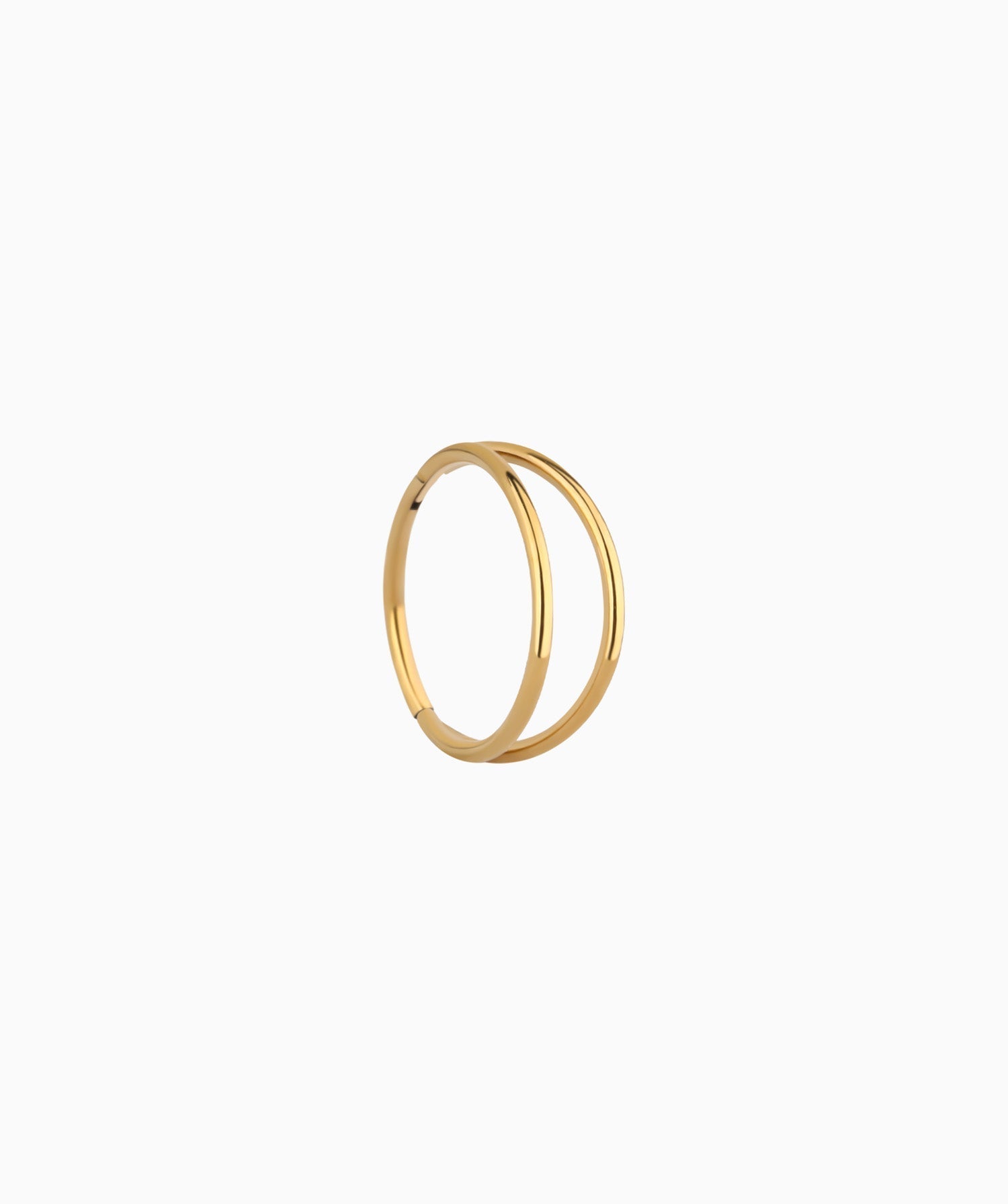 Double Hoop Clicker Earrings Available in Multiple Sizes - Lowthe