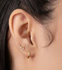 Double Hoop Clicker Earrings Available in Multiple Sizes - Lowthe