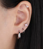Double Hoop Clicker Earrings Available in Multiple Sizes - Lowthe