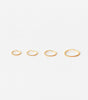 Thin Twisted Hoop Rings for Ear and Nose Piercings – Purlles