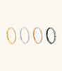 G23 Titanium Waterproof Cartilage Hoop with Cubic Zirconia – Sybyll