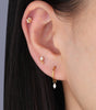Waterproof Marquise Dangle Earrings with Cubic Zirconia – Lydia