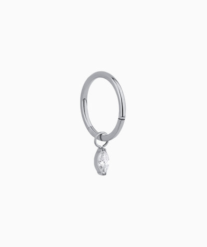 Waterproof Marquise Dangle Earrings with Cubic Zirconia – Lydia