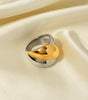 Stylish Geometric Gold Rings – Harewell