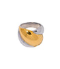 Stylish Geometric Gold Rings – Harewell