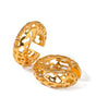 Hollow C-Shaped Earclip Earrings in Gold – Vashti