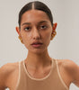 Hollow C-Shaped Earclip Earrings in Gold – Vashti