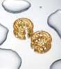 Hollow C-Shaped Earclip Earrings in Gold – Vashti