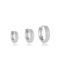 Luxury Wide Hoop Earrings with Cubic Zirconia – Millys