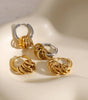Multi-Layer Geometric Hollow Earrings - Elizabethe