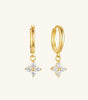 Four Leaf Clover Earrings with Cubic Zirconia – Dorothy