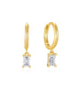 Elegant Holiday Drop Earrings with Cubic Zirconia –  Abigail