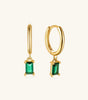 Elegant Holiday Drop Earrings with Cubic Zirconia –  Abigail