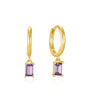 Elegant Holiday Drop Earrings with Cubic Zirconia –  Abigail