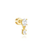 Geometrical Earrings with Cubic Zirconia – Stace