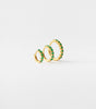 Emerald CZ Hoop Earring – Avice