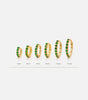 Emerald CZ Hoop Earring – Avice