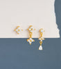 Flower Pendant Earrings with Cubic Zirconia – Lettice